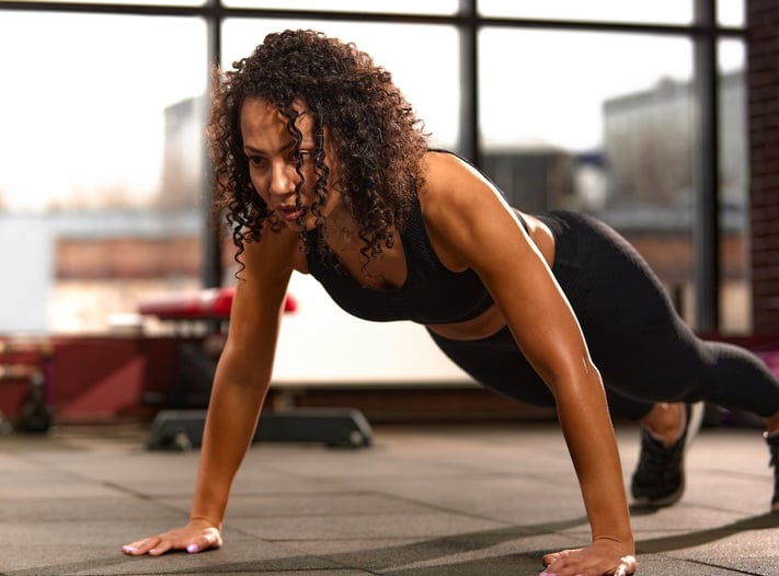 athlete during workout